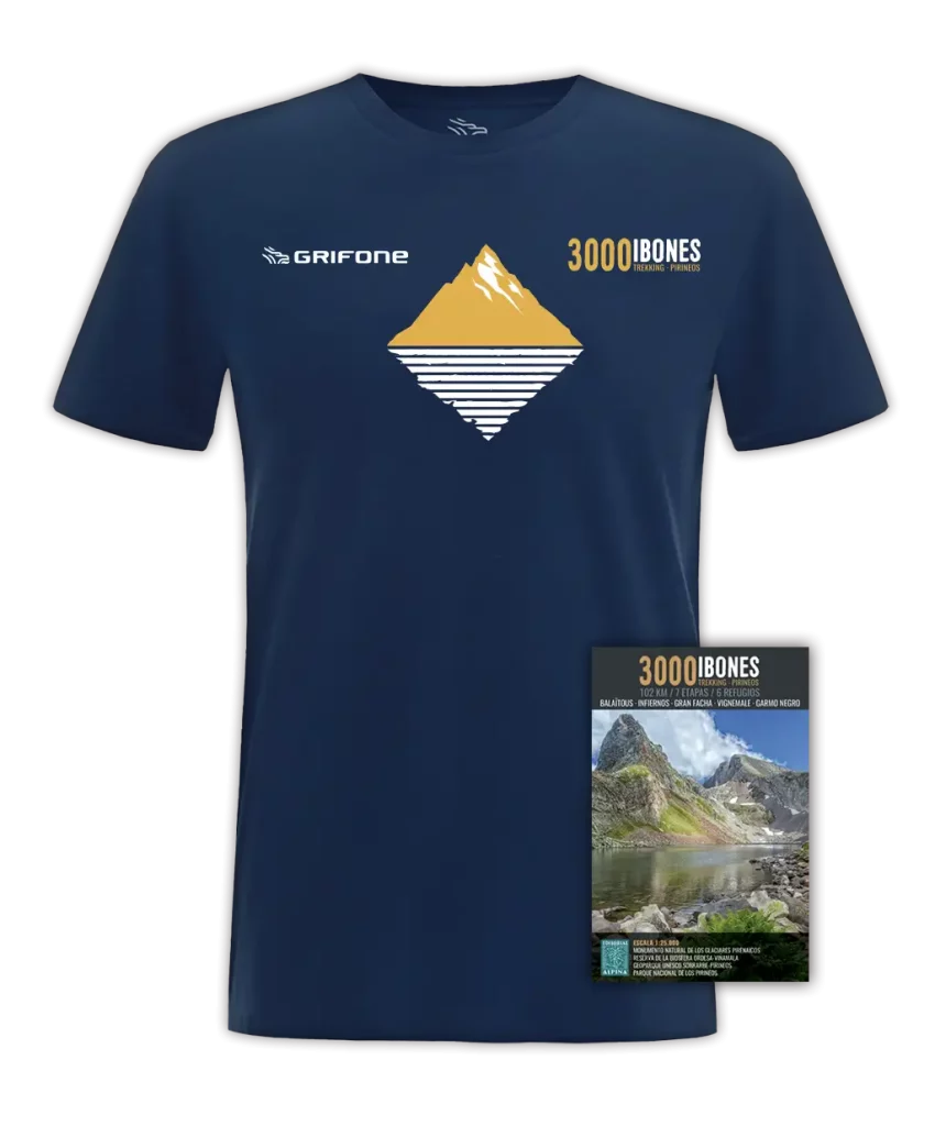 PACK CAMISETA Y MAPA DEL TREKKING 3000IBONES