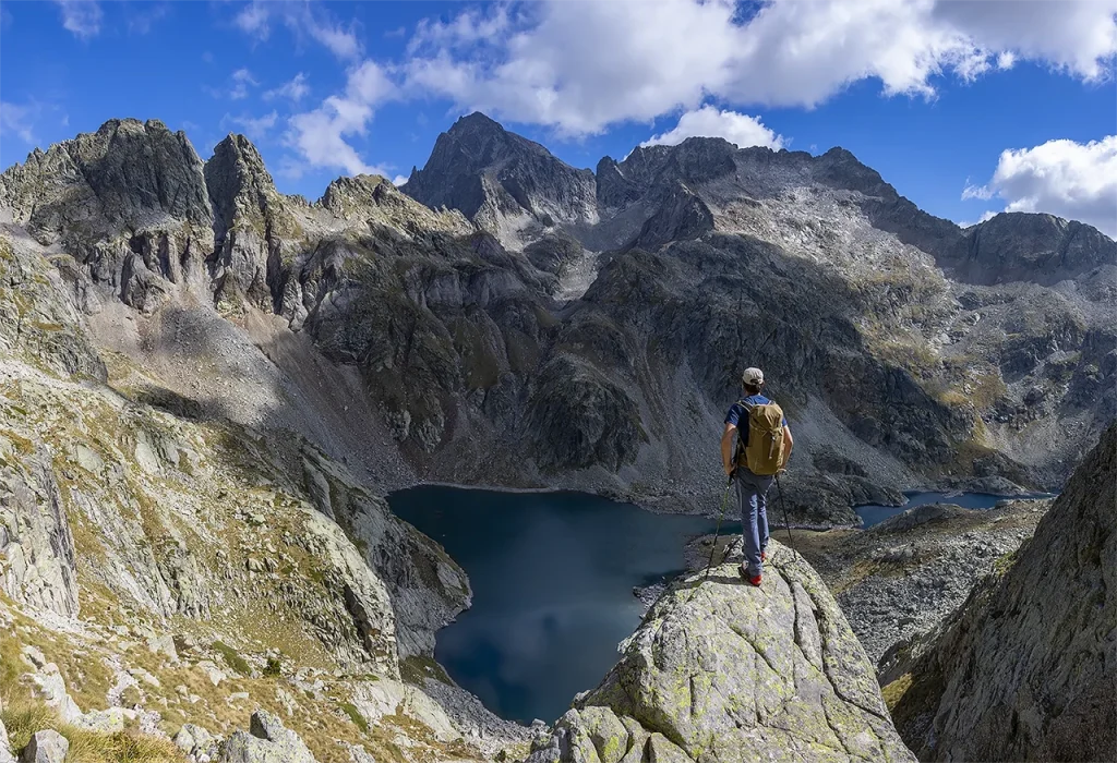 Vista del Col d'Artouste en el trekking autoguiado 3000 ibones