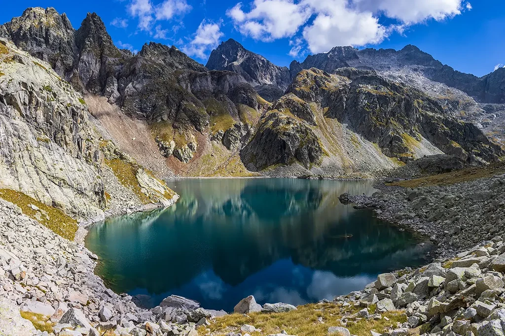 Ibones de Arriel y macizo del Balaïtous en la ruta integral 3000 ibones